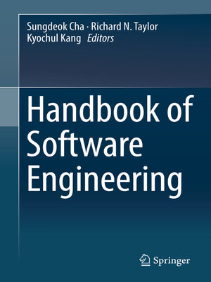 cover image of Handbook of Software Engineering